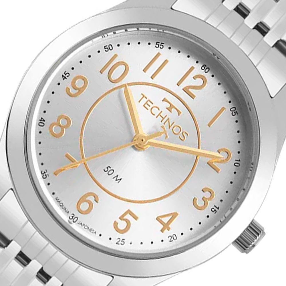 Relógio Feminino Boutique Technos Prata  2035MJES/1B Prata 2