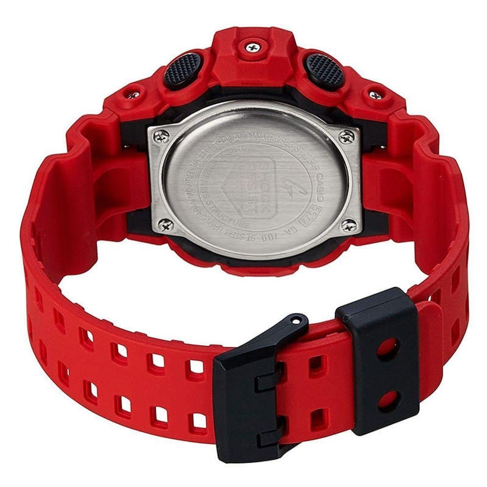 Relógio Masculino Casio G-Shock Vermelho - GA-700-4ADR Vermelho 2