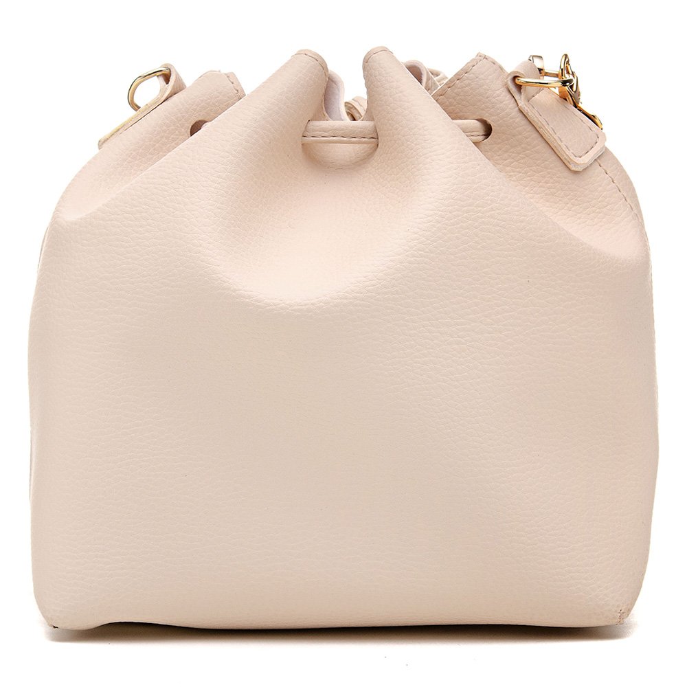 Bolsa Sacola Alice Monteiro com Amarração e Alça Peruana Ajustavel e Removivel Nude 2