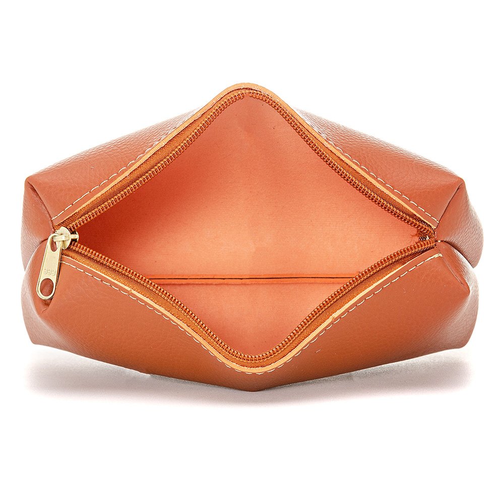 Bolsa Transversal Pequena Alice Monteiro com Alça Removivel e Fecho em Ziper Marrom 3