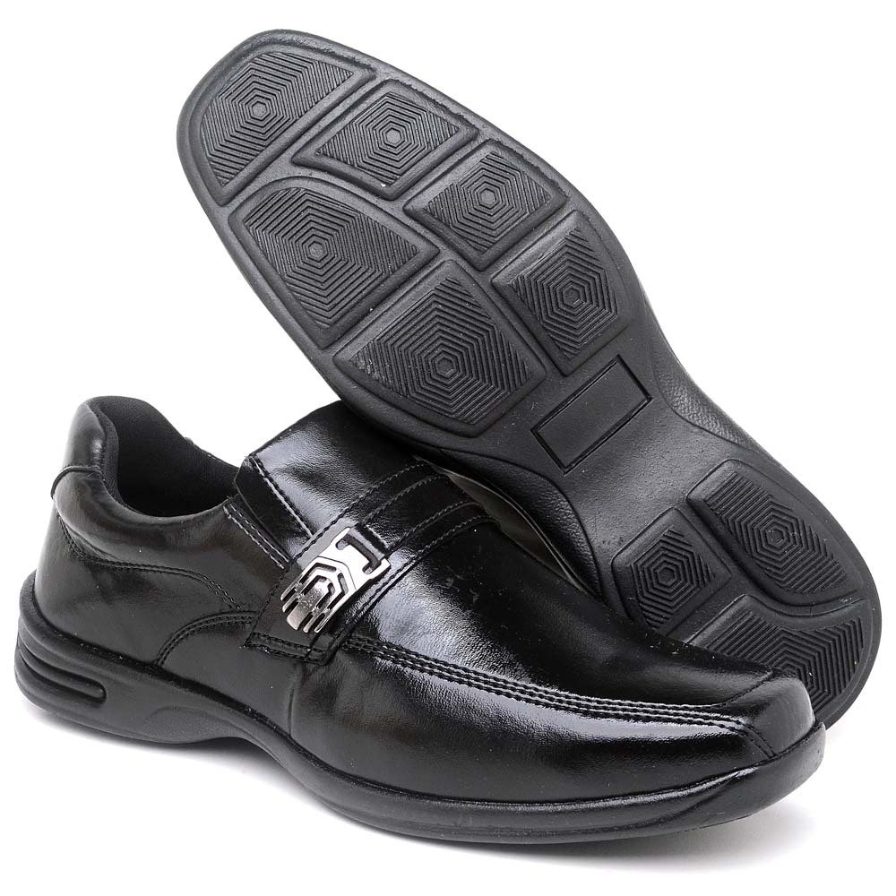 Sapato Casual Autem Originals ABERTO DETALHE Masculino 2159 Preto 3