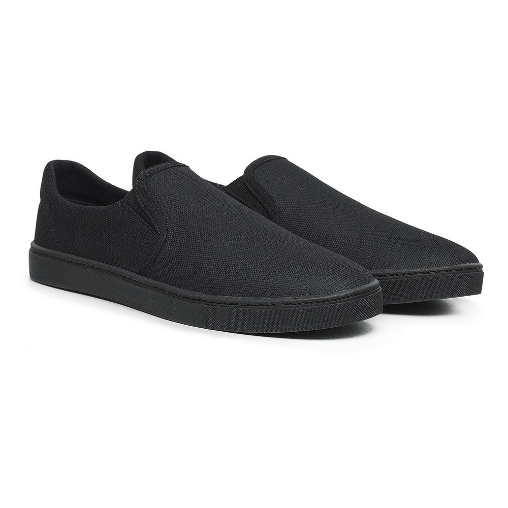 Slip On Iate Autem Originals Basico Elastico e Sola Costurada Leve Preto 1