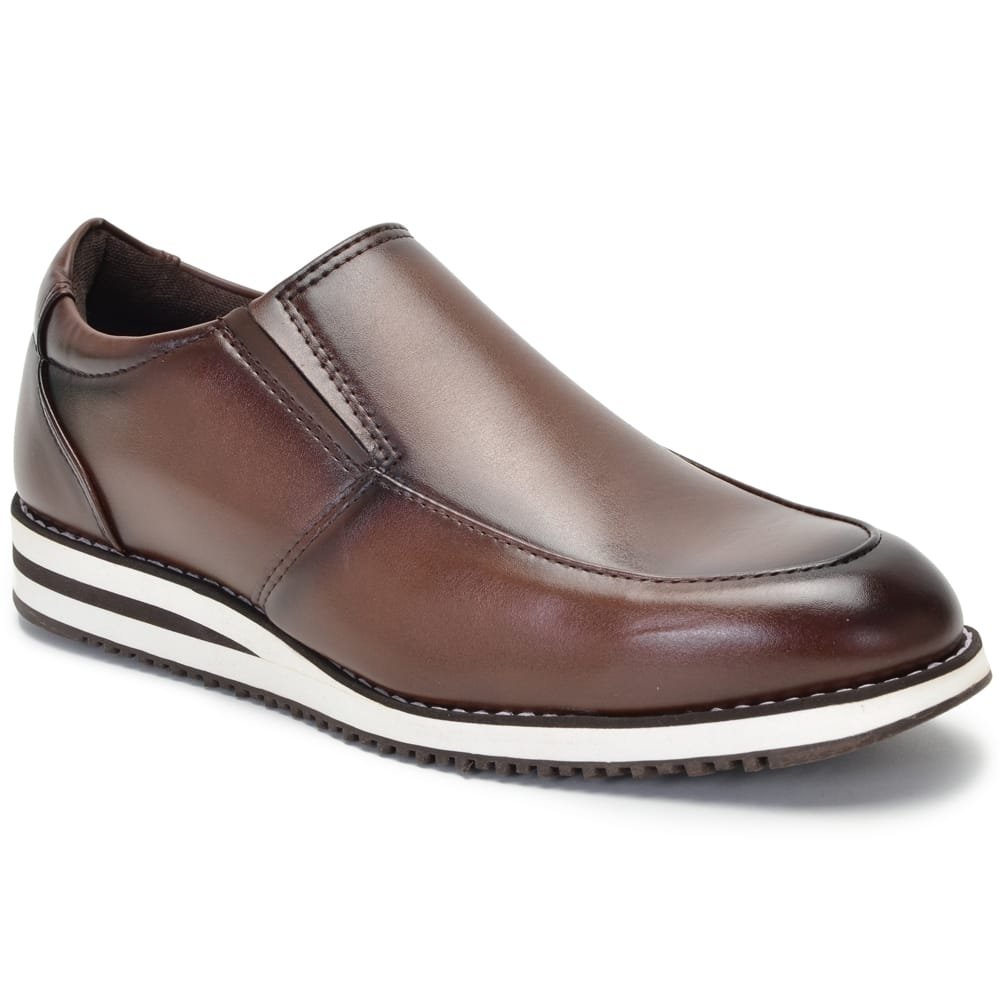 Sapato Oxford Liso Conforto e Estilo Moda Casual Homem Elegante Calce Facil Sola Leve Antiderrapante 3