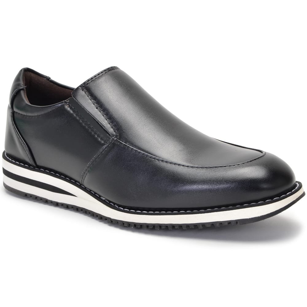 Sapato Oxford Liso Conforto e Estilo Moda Casual Homem Elegante Calce Facil Sola Leve Antiderrapante Preto 3