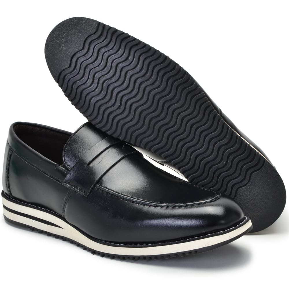 Sapato Casual Autem Originals Oxford Masculino 2159 Preto 2