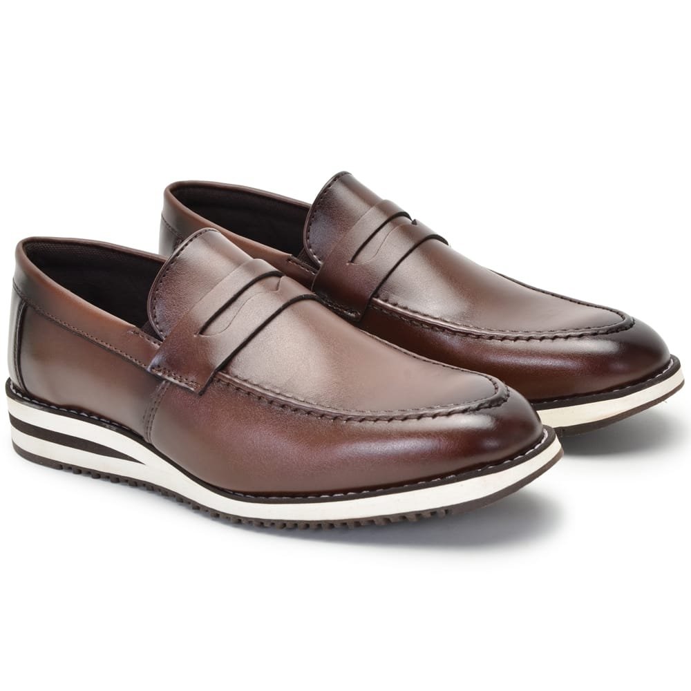 Sapato Casual Autem Originals Oxford Masculino 2159 Marrom 4