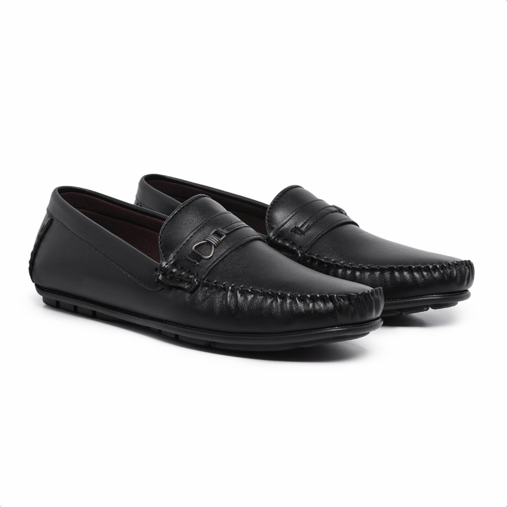 Sapato Mocassim Masculino Casual Clássico Conforto Preto 2
