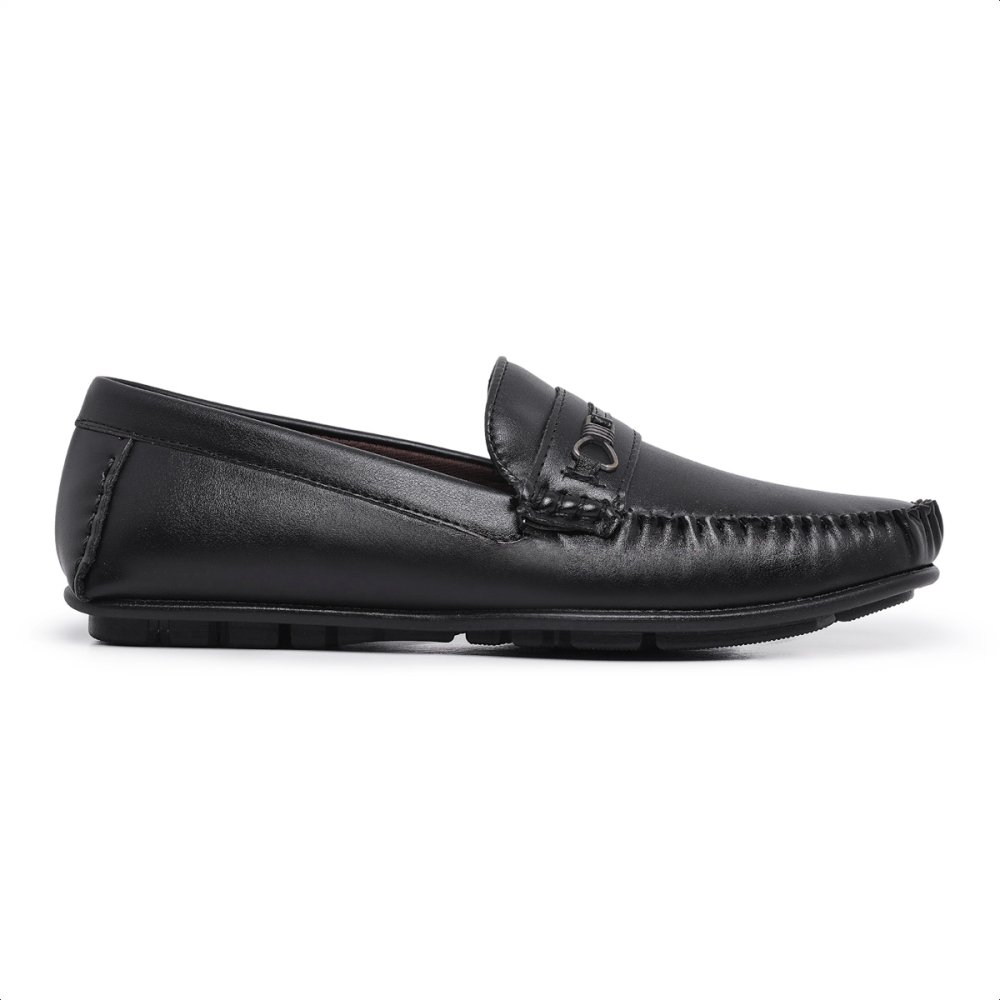 Sapato Mocassim Masculino Casual Clássico Conforto Preto 4