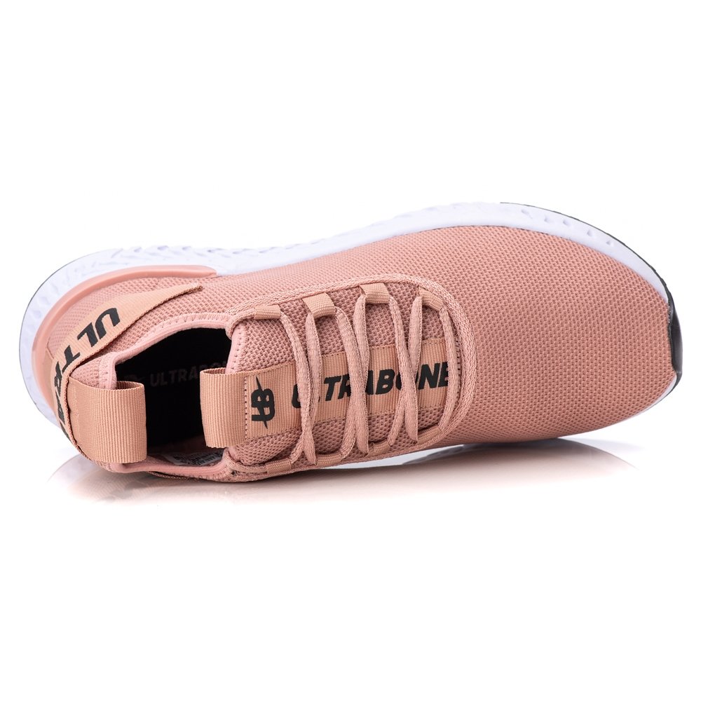 Tênis Feminino Academia Esporte Corrida Caminhada Ultrabone Leve Nude 2