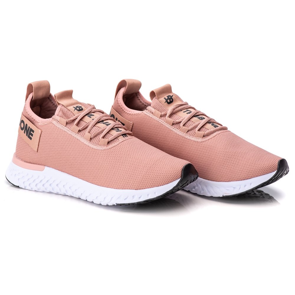 Tênis Feminino Academia Esporte Corrida Caminhada Ultrabone Leve Nude 9