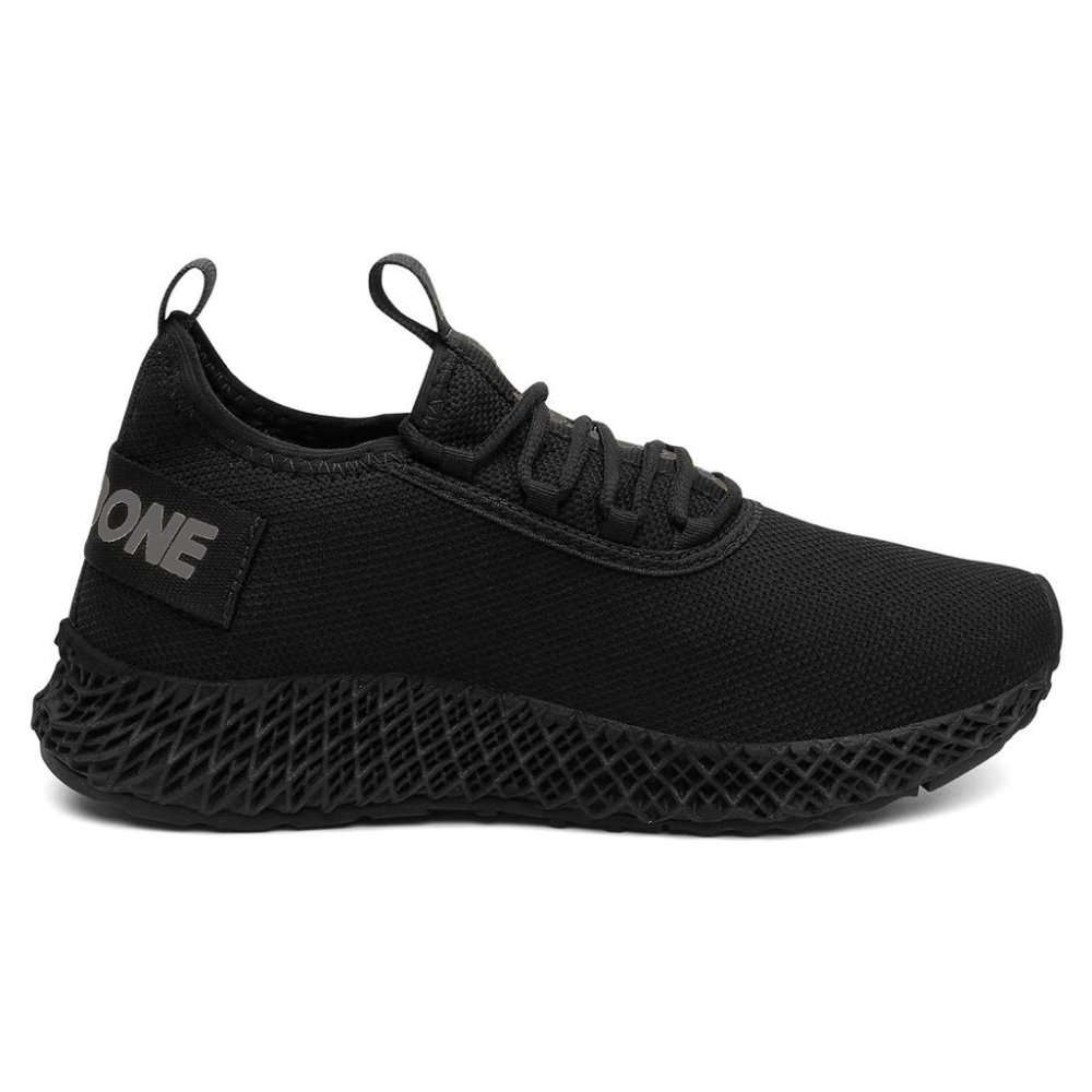 Tênis Unissex Academia Esporte Corrida Caminhada Ultrabone Leve Preto/Cinza 3