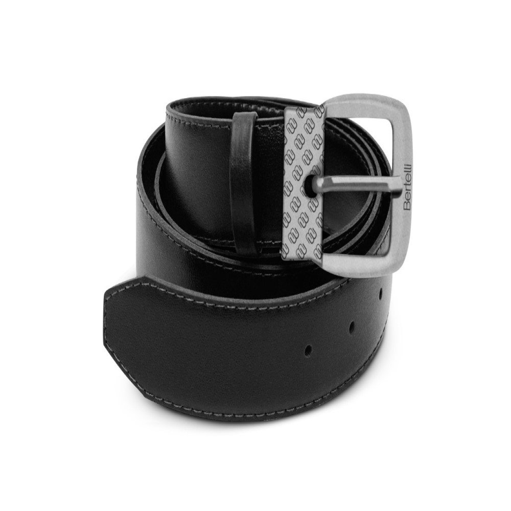 Cinco Casual Bertelli Liso Basico com Furos Ajustaveis e Fivela de Metal