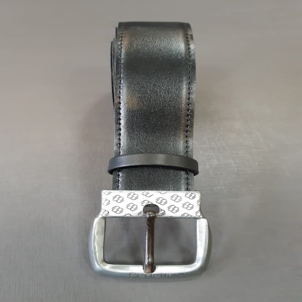 Cinco Casual Bertelli Liso Basico com Furos Ajustaveis e Fivela de Metal Preto 2