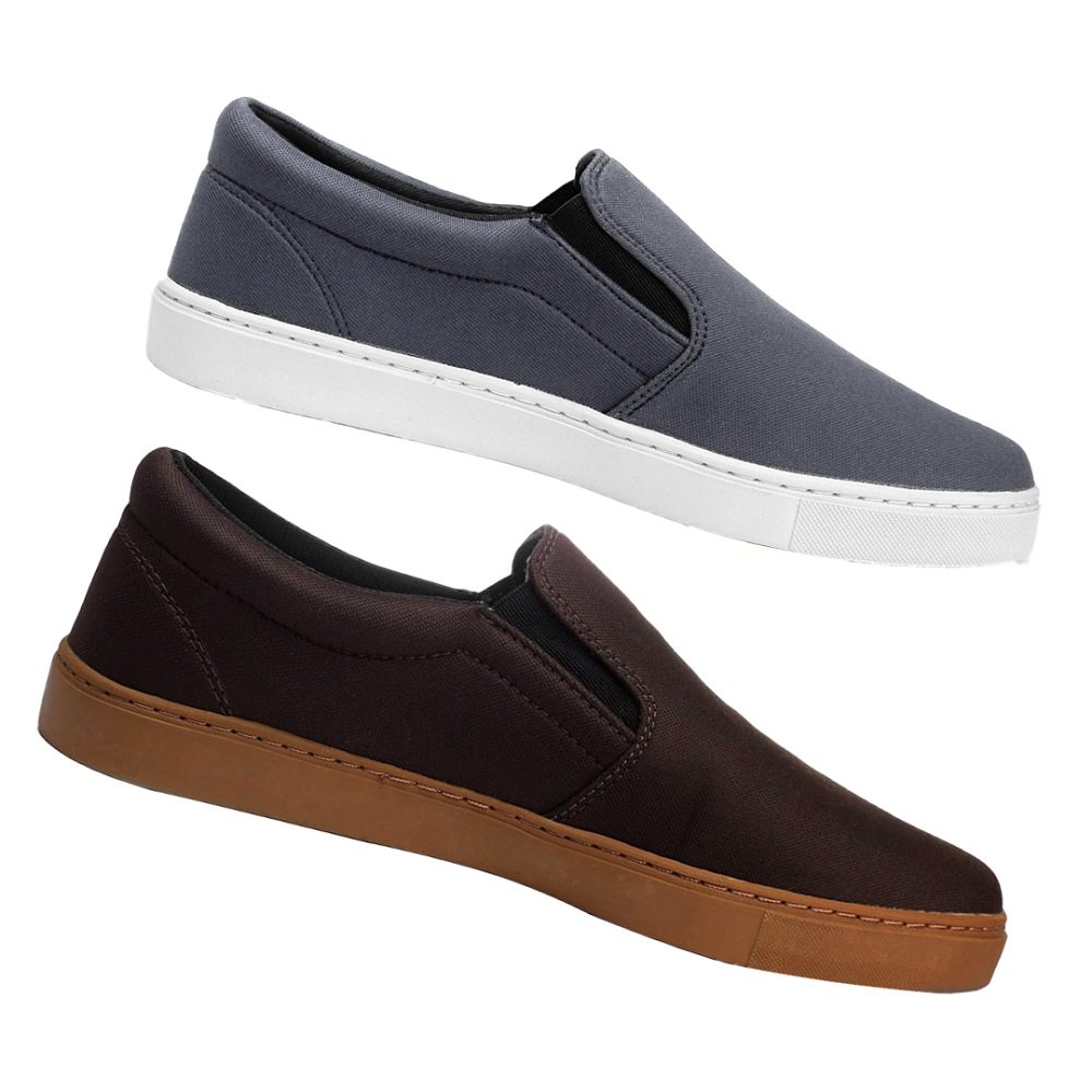 Slip On Autem Originals Kit 2 Pares Tênis Masculino 2159 Sortidas 1