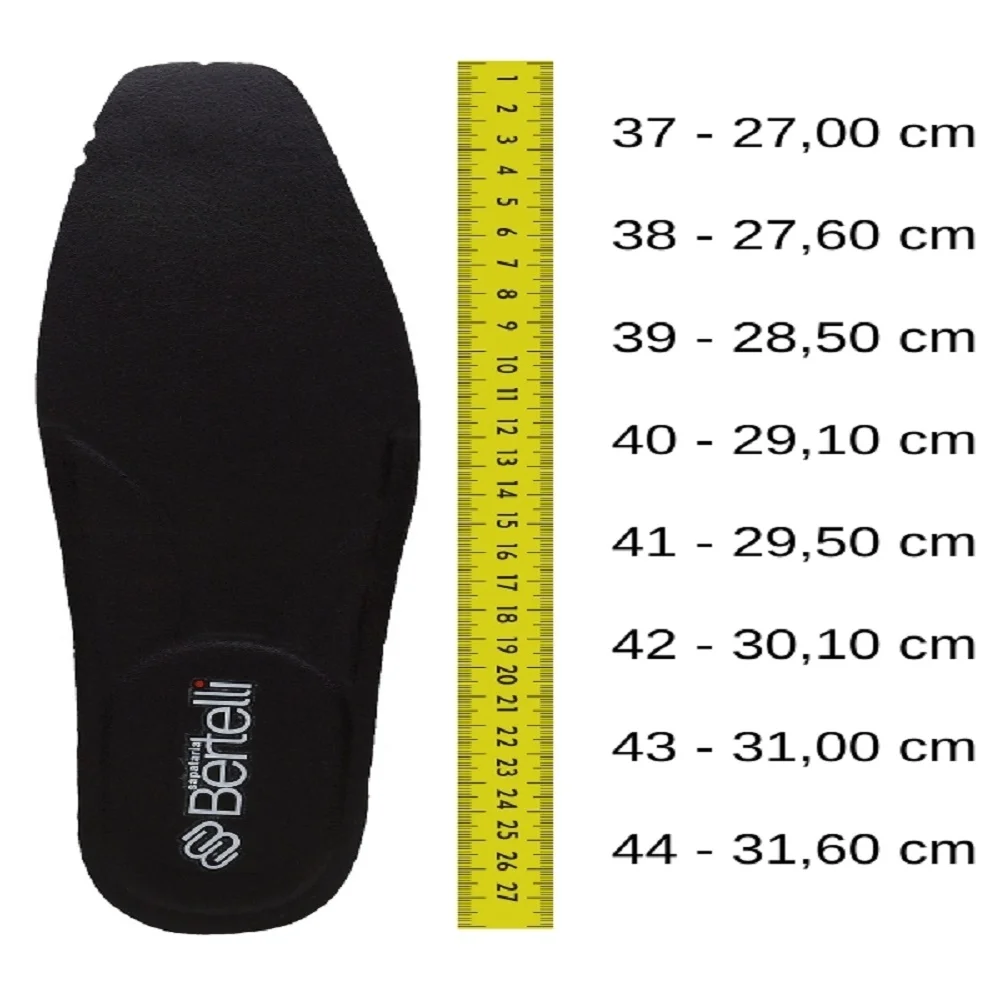Sapato Social Sapataria Bertelli sem Cadarço Masculino 2159 Preto 4