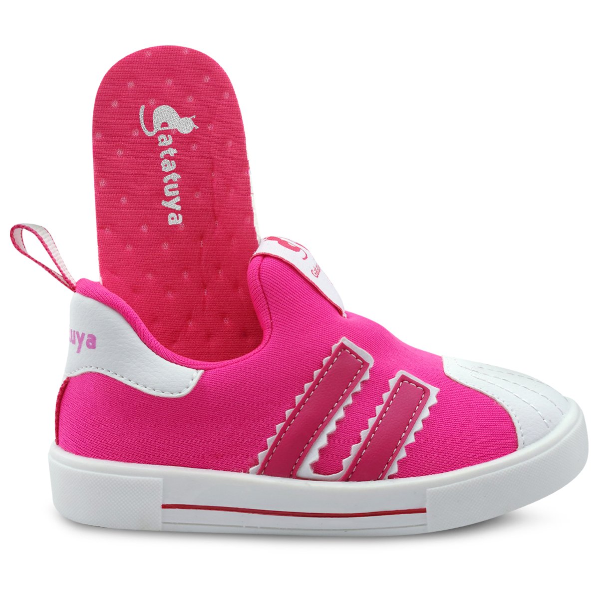 Tênis infantil Gatatuya Menina Magic - Pink Rosa 5