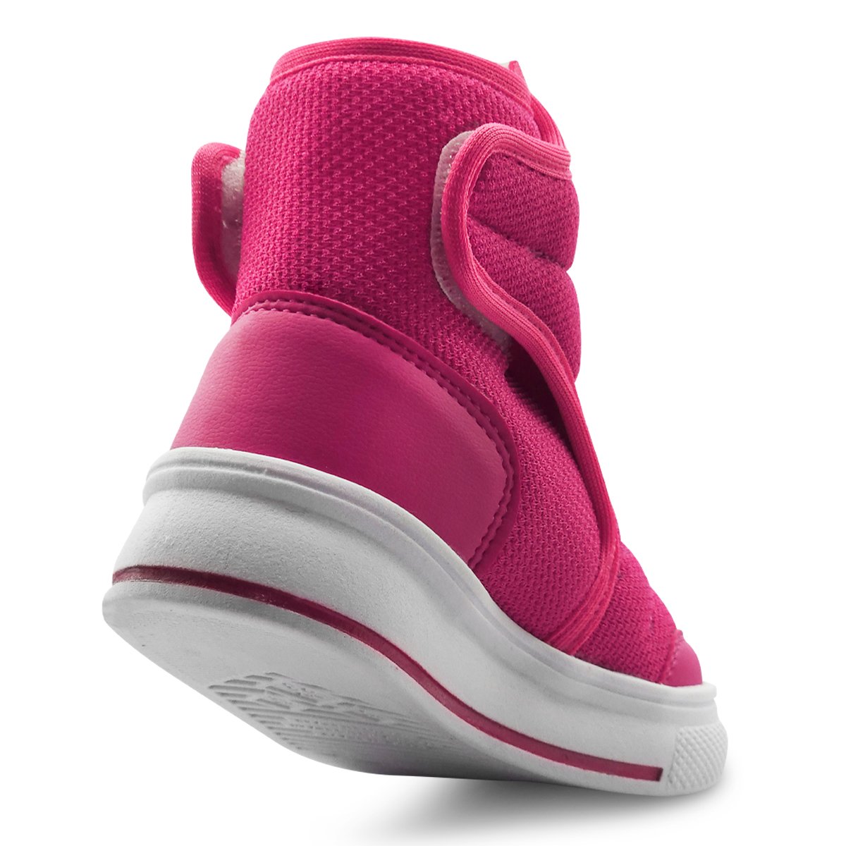 Kit Bota Infantil Com Bolsinha Gatatuya Menina Poliéster Pink Rosa 3