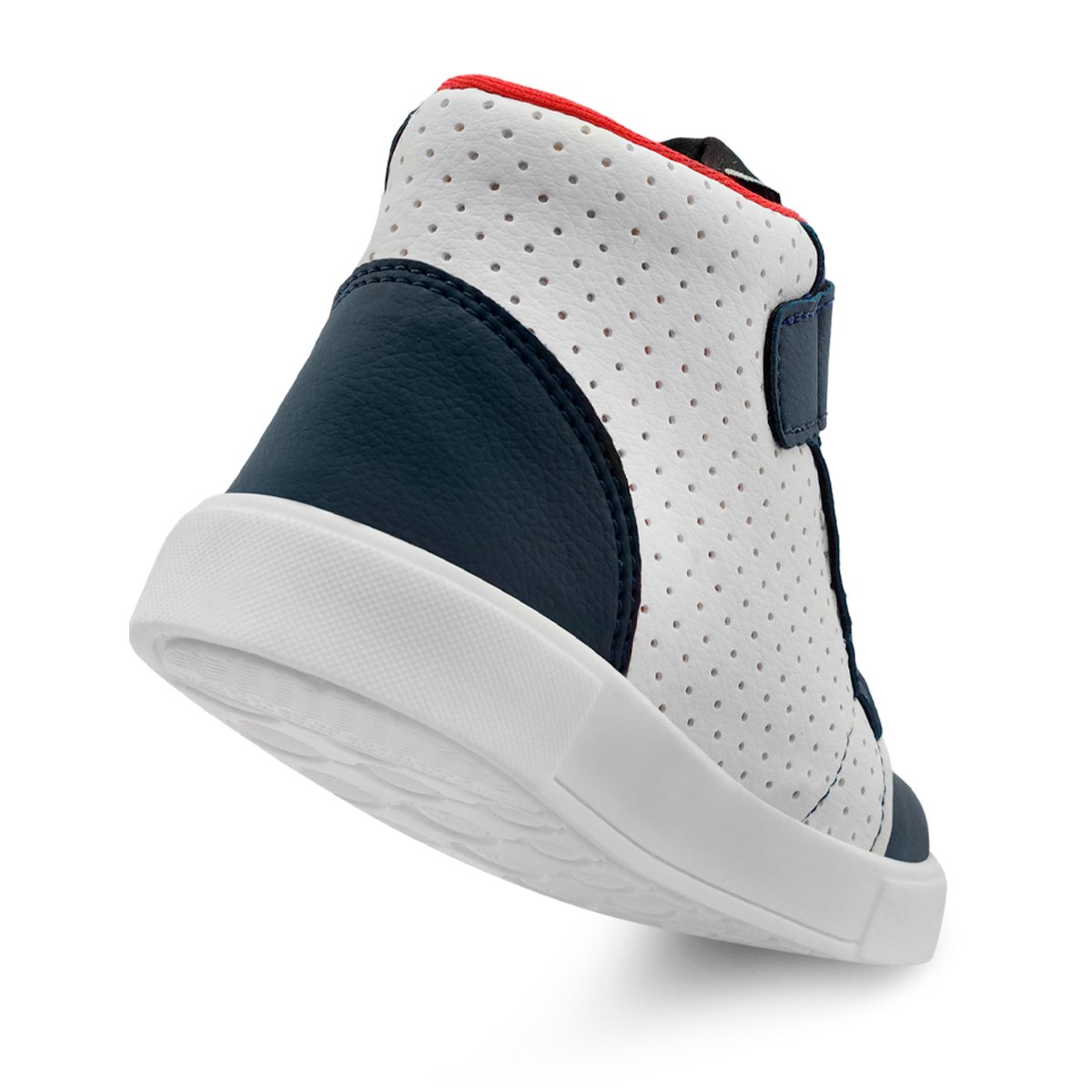 Tênis Infantil Menino Cano Alto Casual Masculino Ursinho Gatatuya Branco 4