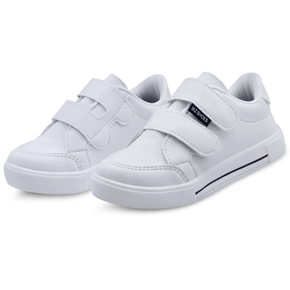 Tênis Infantil Menino Escolar Casual Masculino Leve Gatatuya Branco Branco 1