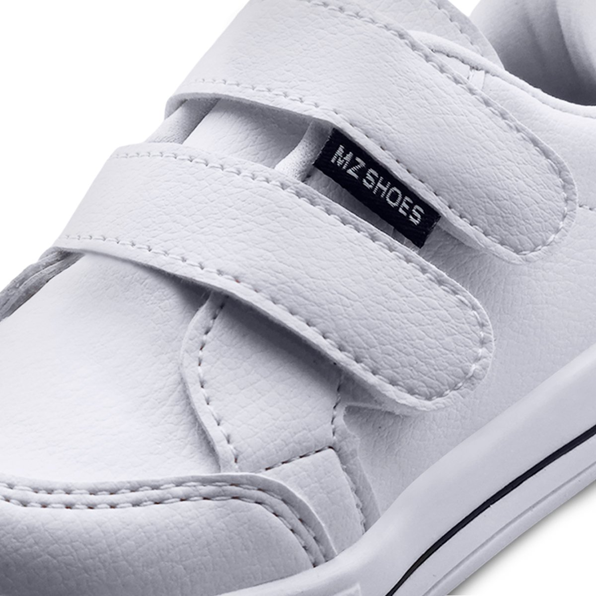 Tênis Infantil Menino Escolar Casual Masculino Leve Gatatuya Branco Branco 5