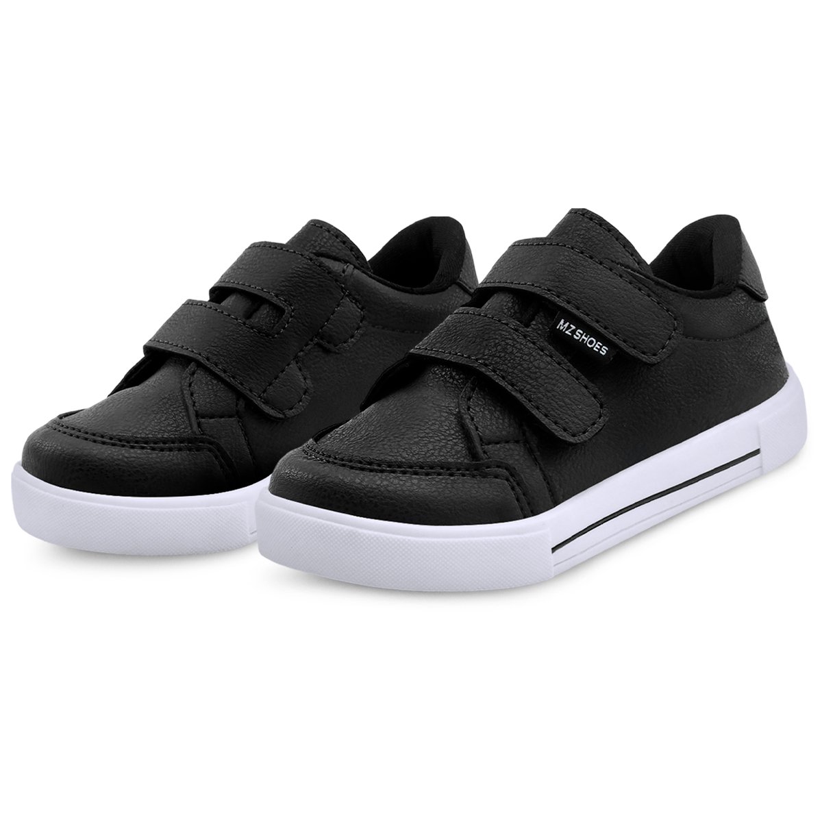 Tênis Infantil Menino Escolar Casual Masculino Leve Gatatuya Preto Preto 1