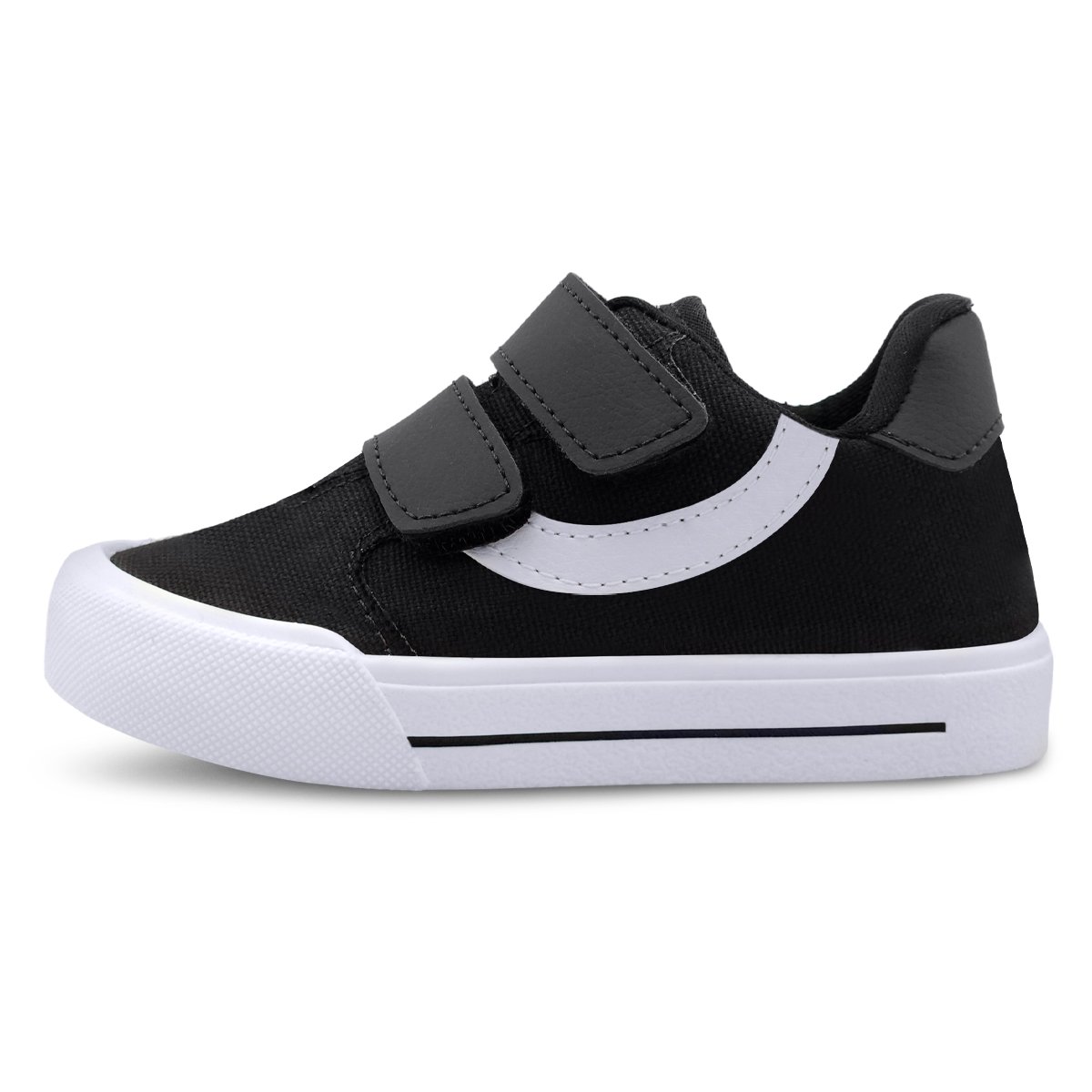 Tênis Infantil Menino Casual Escolar Cano Baixo Preto Gatatuya Preto 3