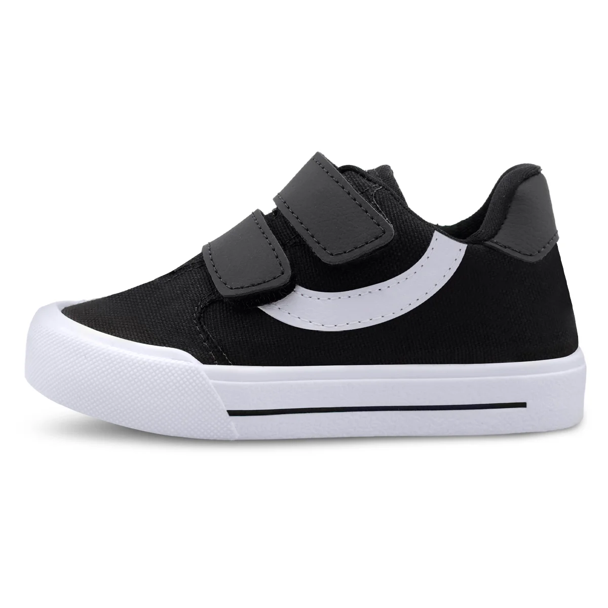 Tênis Infantil Menino Casual Escolar Cano Baixo Preto Gatatuya Preto 3