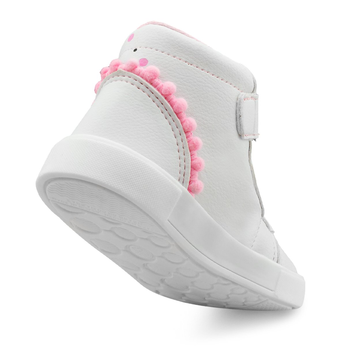 Kit 2 Pares Sandália Papete Cupcake E Tênis Gatinha Branco Menina Gatatuya Rosa 6