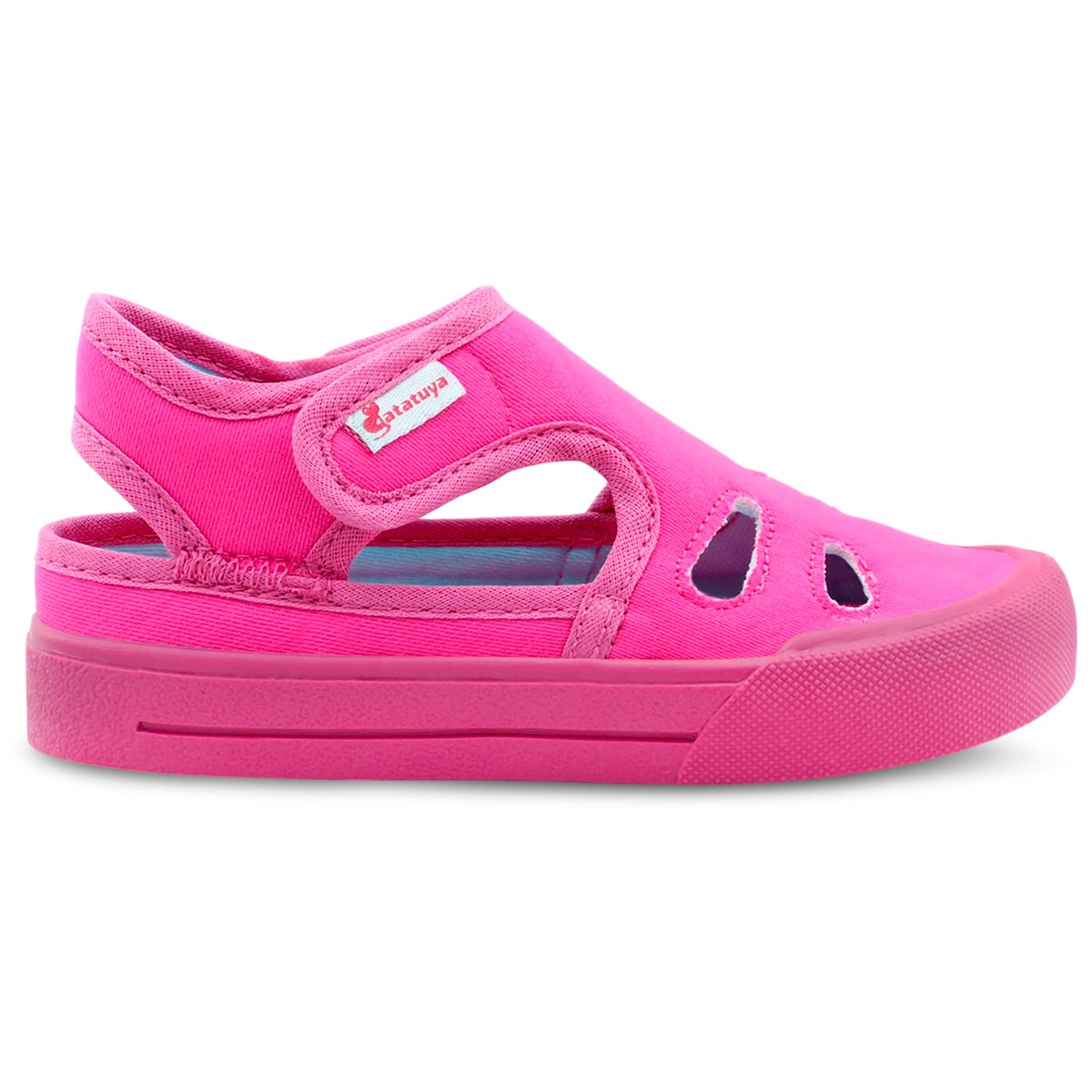 Sandália Papete Infantil Menina Casual Feminina Pink/Azul Gatatuya Rosa 3