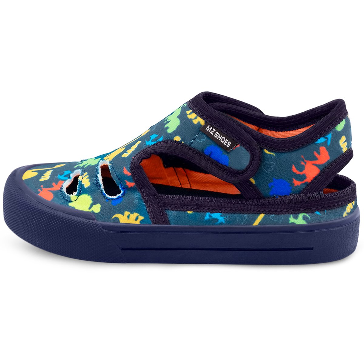 Kit 2 Pares Sandália Papete Menino Dinossauro E Tênis infantil Casual Gatatuya Azul 3