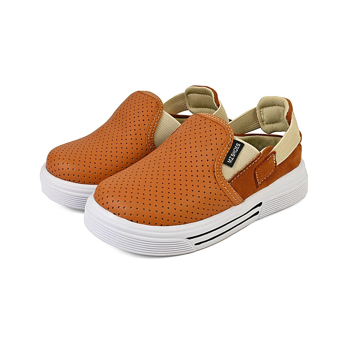 Sandália Babuche Infantil Menino Confortável Caramelo Moda Gatatuya Caramelo 3