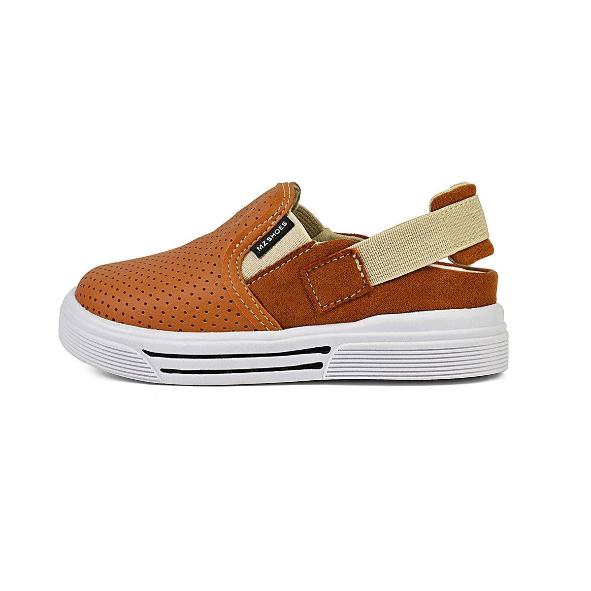 Sandália Babuche Infantil Menino Confortável Caramelo Moda Gatatuya Caramelo 4