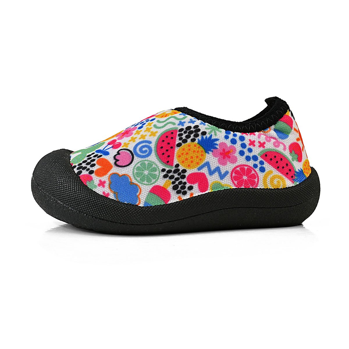 Sapameia Infantil Bebê Menina Branco/Colorido Antiderrapante Gatatuya Multicores 4