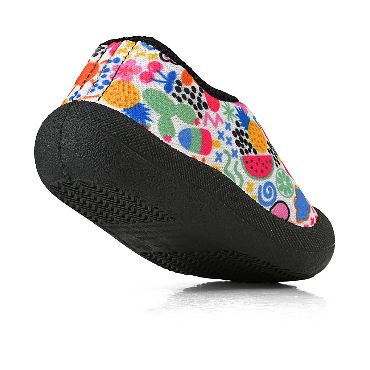 Sapameia Infantil Bebê Menina Branco/Colorido Antiderrapante Gatatuya Multicores 5