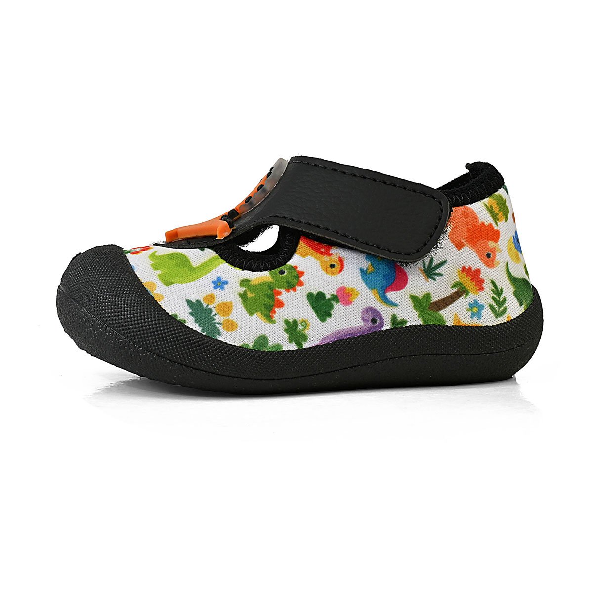 Sapameia Infantil Bebê Menino Verde/Preto Dinossauro Enfeite Antiderrapante Gatatuya Branco/Preto 4