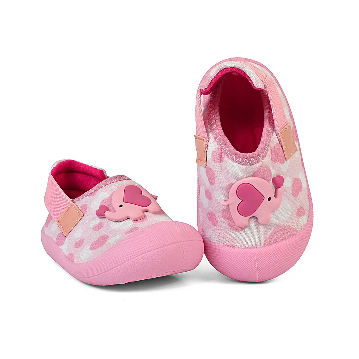 Sapatinho Babuche Bebê Infantil Conforto Slip On Menina Verão Rosa/Elefante Gatatuya Rosa 3
