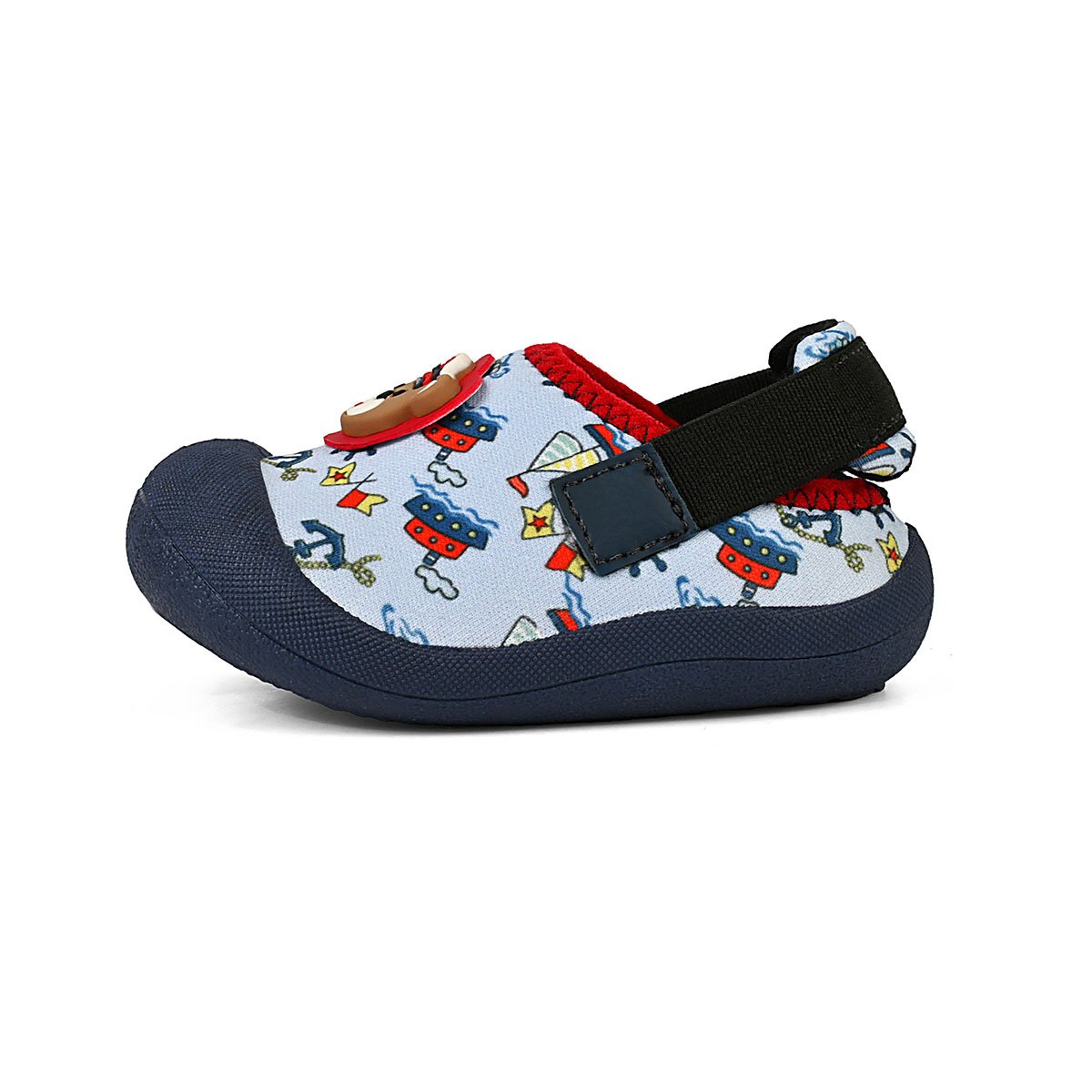 Babuche Slip On Bebê Menino Sapatinho Infantil Confortável Azul Marinheiro Gatatuya Azul 4