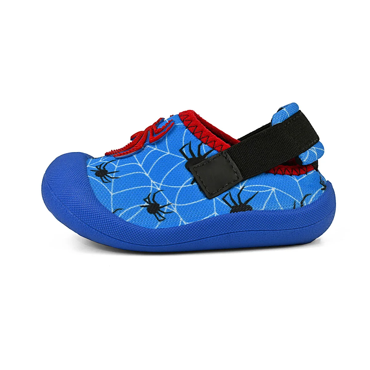 Sapatinho Menino Slip On Bebê Babuche Infantil Confortável Praia/Piscina Azul Aranha Gatatuya Azul 5