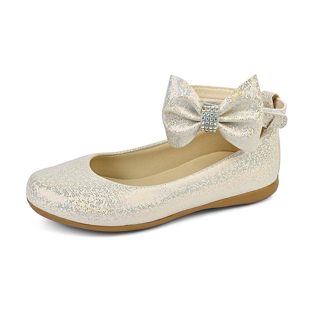 Kit 2 Pares Sapatilha Menina Festa Infantil Vermelha Prata Gatatuya Vermelho/Prata 3