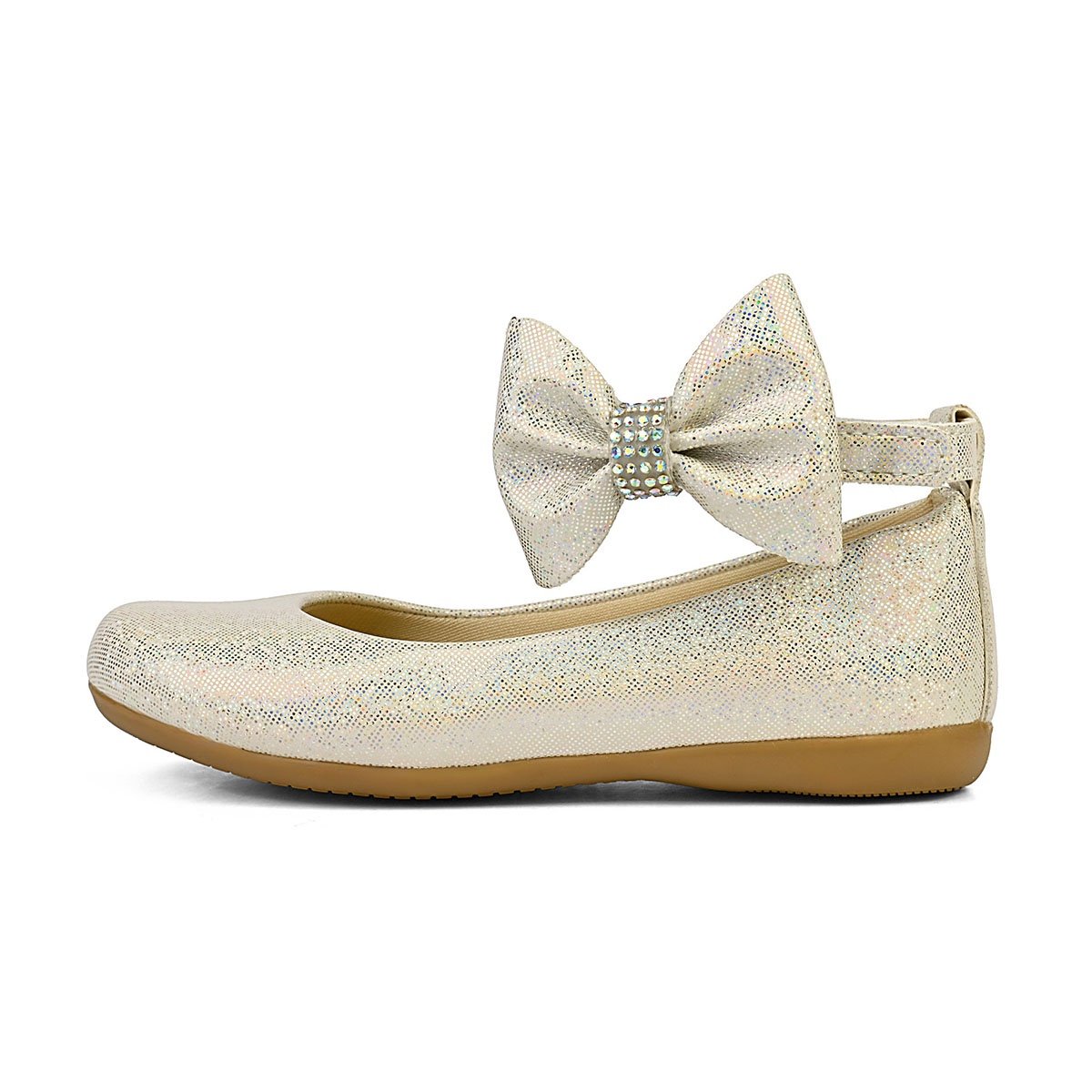 Kit 2 Pares Sapatilha Menina Festa Infantil Vermelha Prata Gatatuya Vermelho/Prata 5