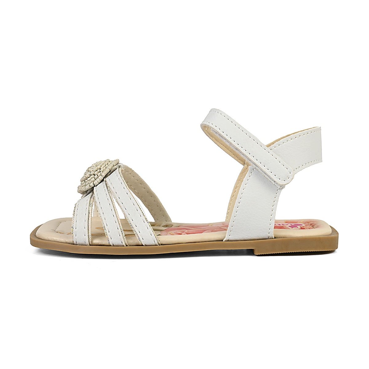 Kit Sapatilha Infantil E Sandália Menina Festa Conforto Vermelha Prata Gatatuya Vermelho/Branco 6