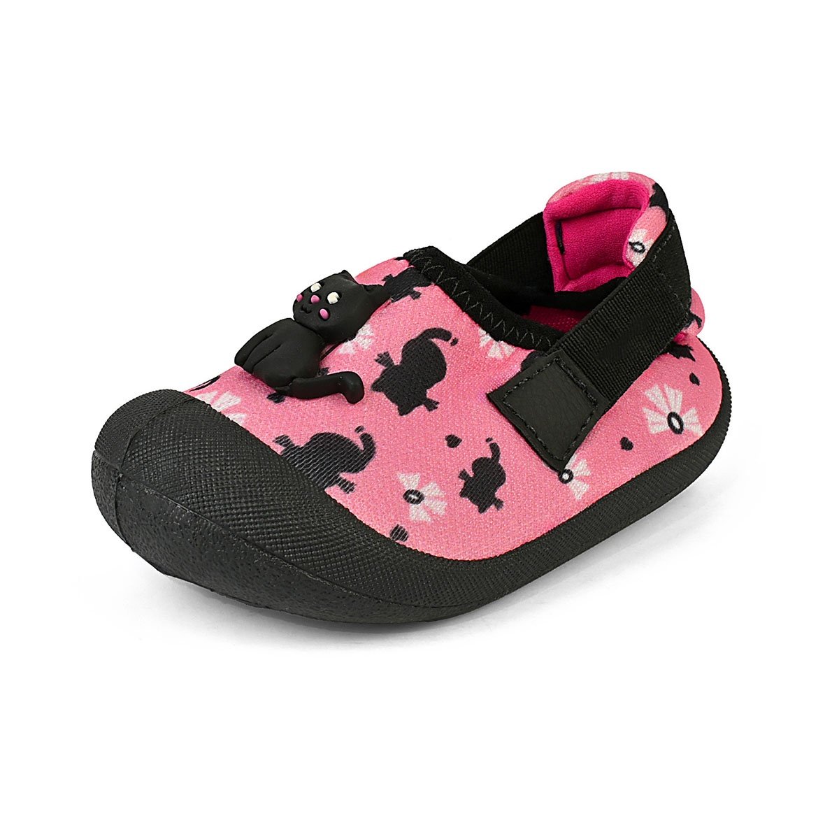 Kit 3 Pares Sapameia Infantil Menina Bebê Conforto Rosa Gatinha Gatatuya Rosa/Preto/Multicores 3