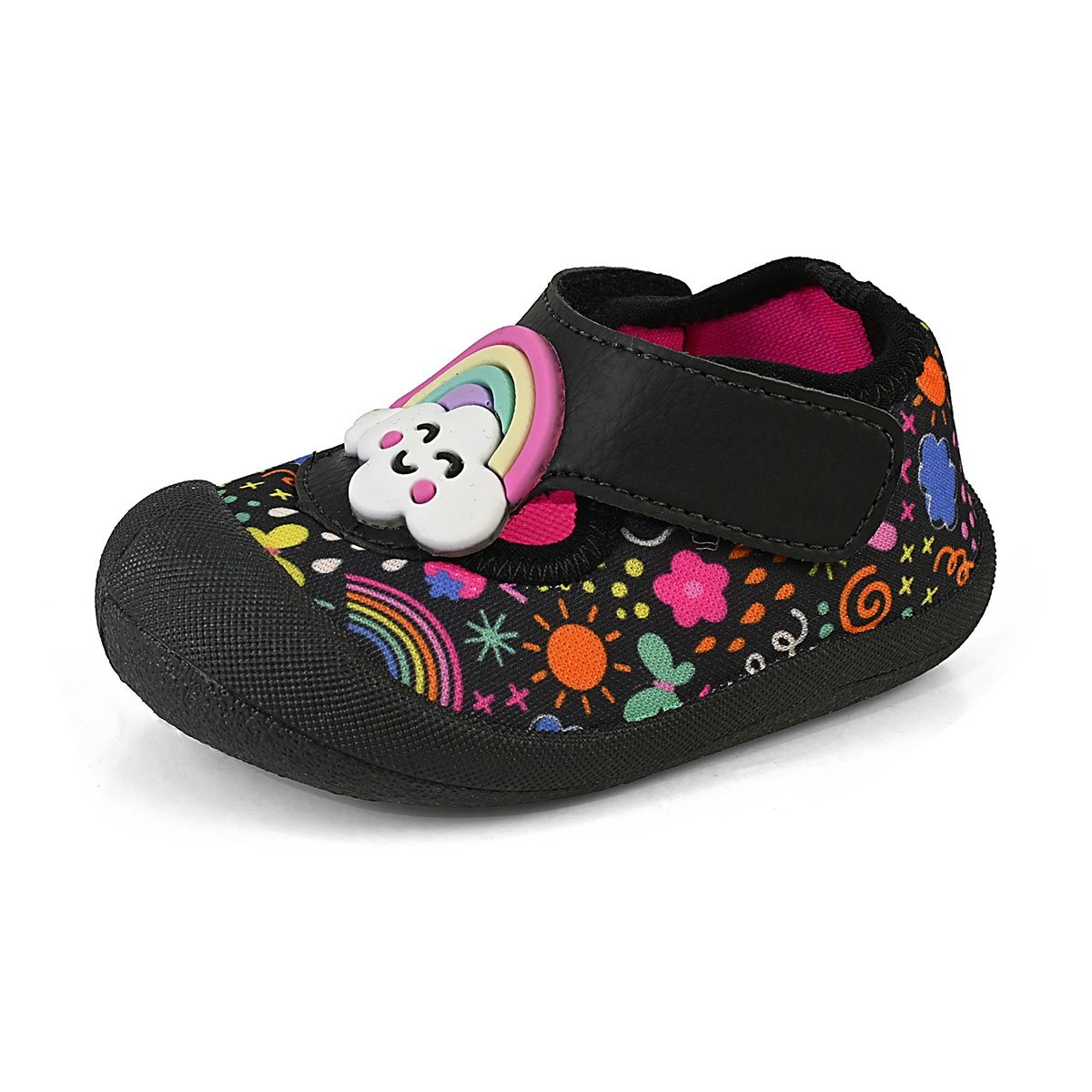 Kit 3 Pares Sapameia Infantil Menina Bebê Conforto Pink Sereia Gatatuya Pink/Preto/Verde 4