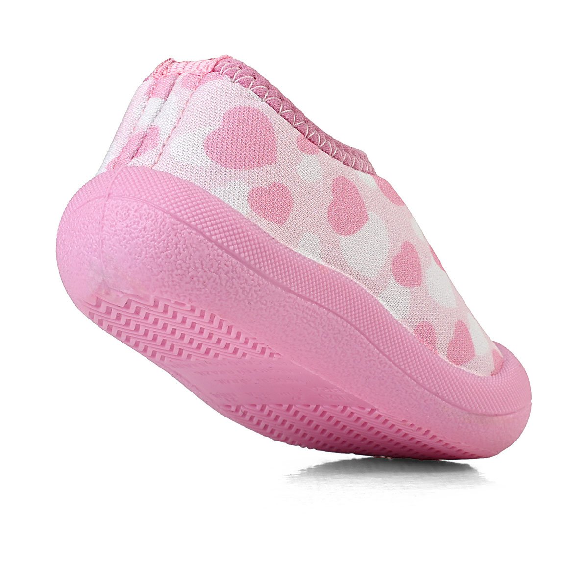 Sapameia Infantil Bebê Menina Rosa Coração Antiderrapante Gatatuya Rosa 5
