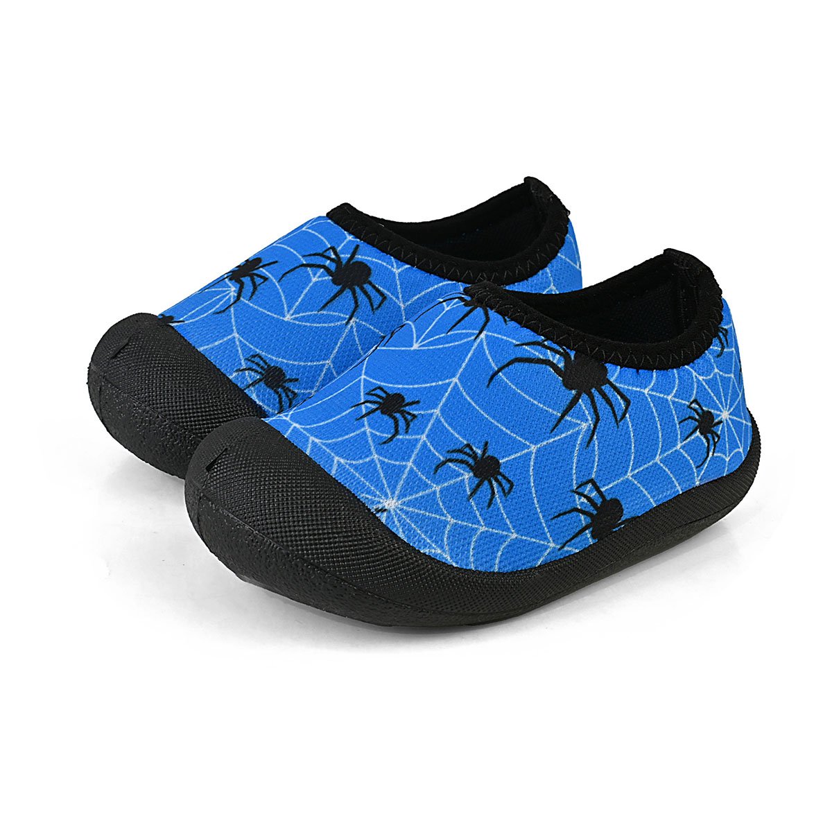 Sapameia Infantil Bebê Menino Azul Aranha Antiderrapante Gatatuya