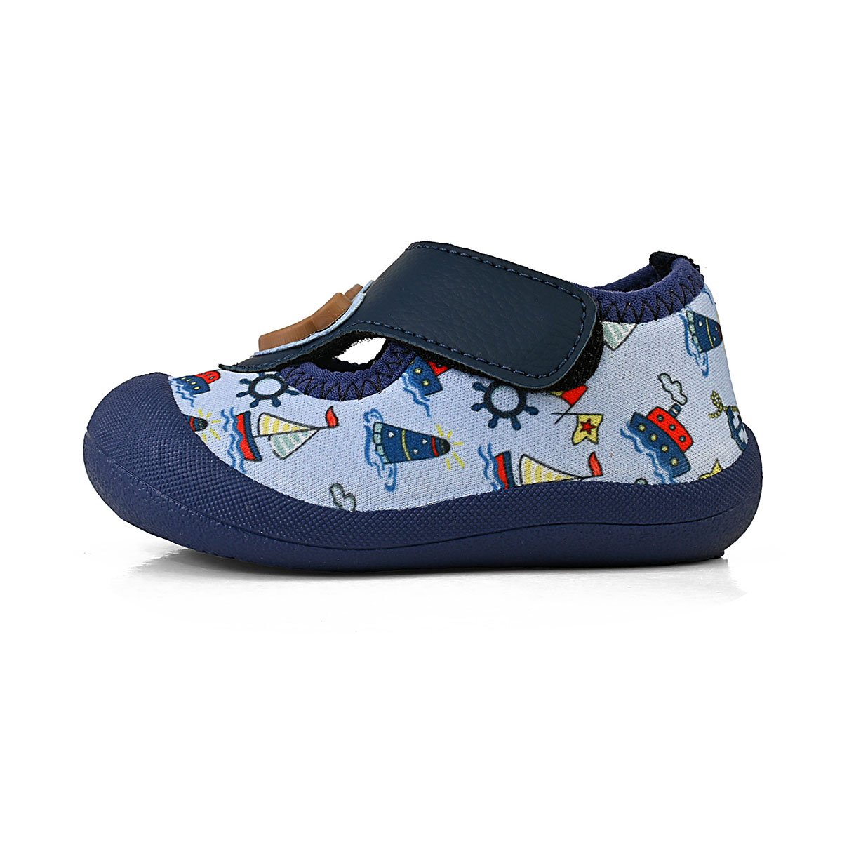 Sapameia Infantil Bebê Menino Azul Marinho Marinheiro Enfeite Antiderrapante Gatatuya Azul Marinho 4