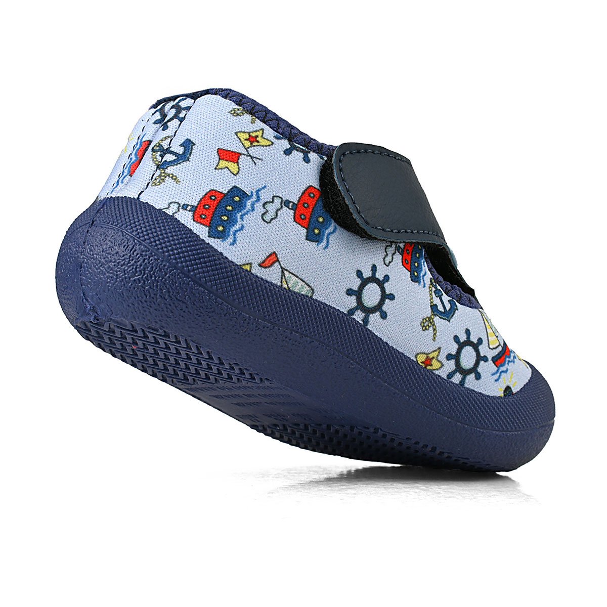 Sapameia Infantil Bebê Menino Azul Marinho Marinheiro Enfeite Antiderrapante Gatatuya Azul Marinho 5