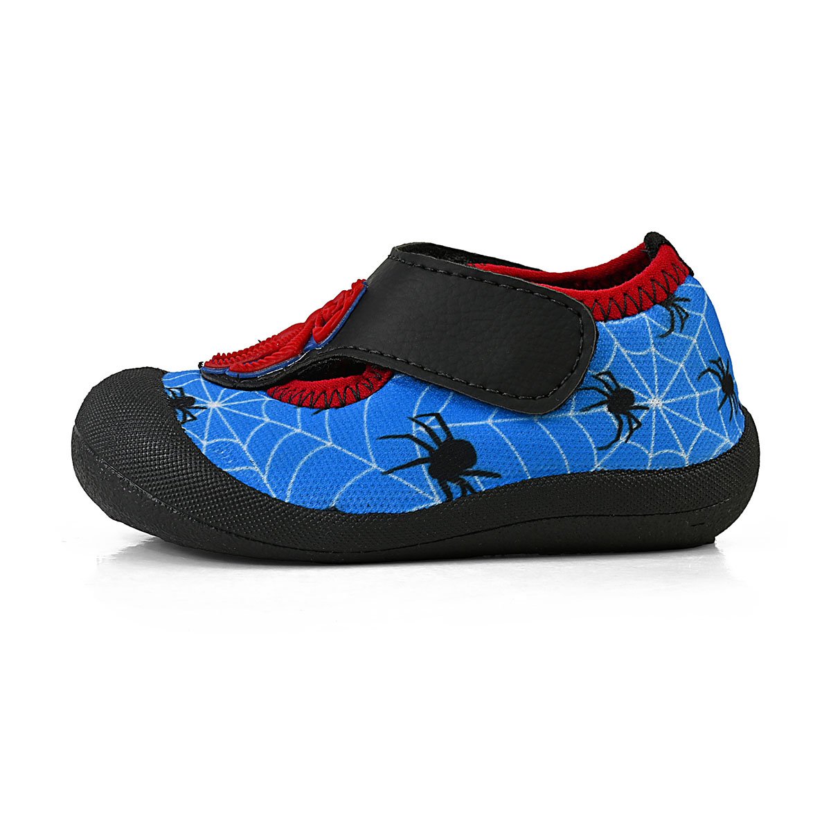 Sapameia Infantil Bebê Menino Azul Preto Aranha Enfeite Antiderrapante Gatatuya Azul/Preto 4