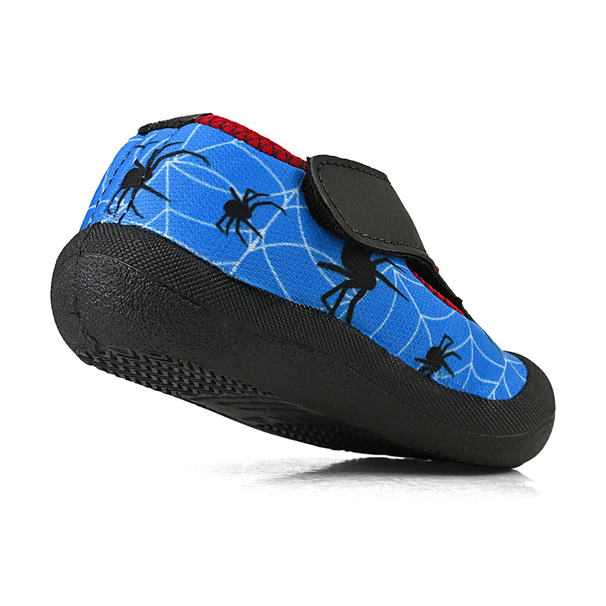 Sapameia Infantil Bebê Menino Azul Preto Aranha Enfeite Antiderrapante Gatatuya Azul/Preto 5