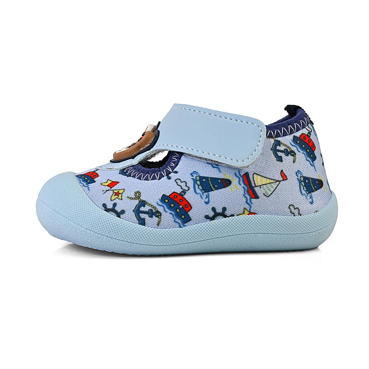 Sapameia Infantil Bebê Menino Azul Marinheiro Enfeite Antiderrapante Gatatuya Azul 4